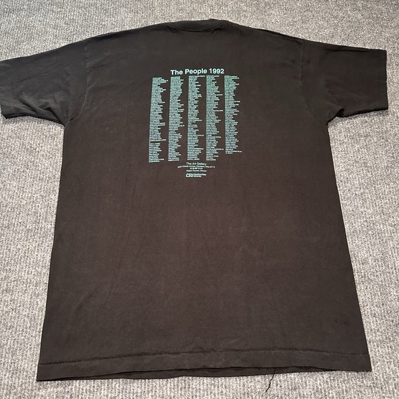 1992 CLEVELAND STATE UNIVERSITY ART GALLERY PEOPLES ART SHOW SHIRT LARGE VINTAGE - Picture 7 of 10